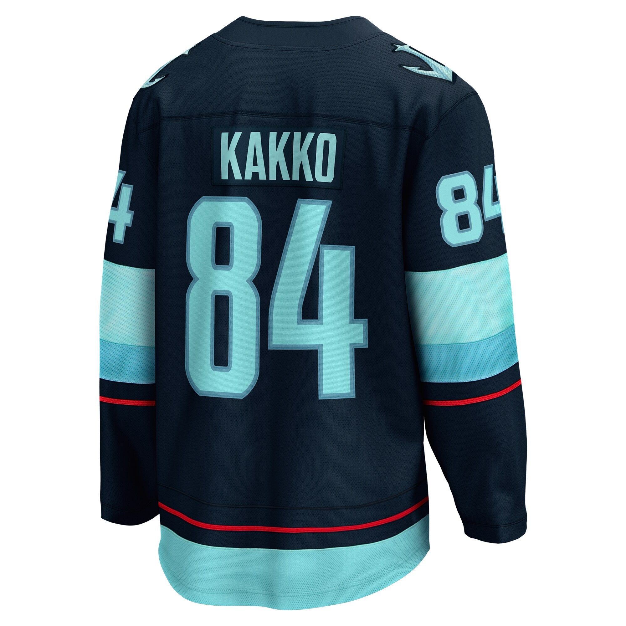 Seattle Kraken Kaapo Kakko Fanatics Deep Sea Blue Home Breakaway Player Jersey