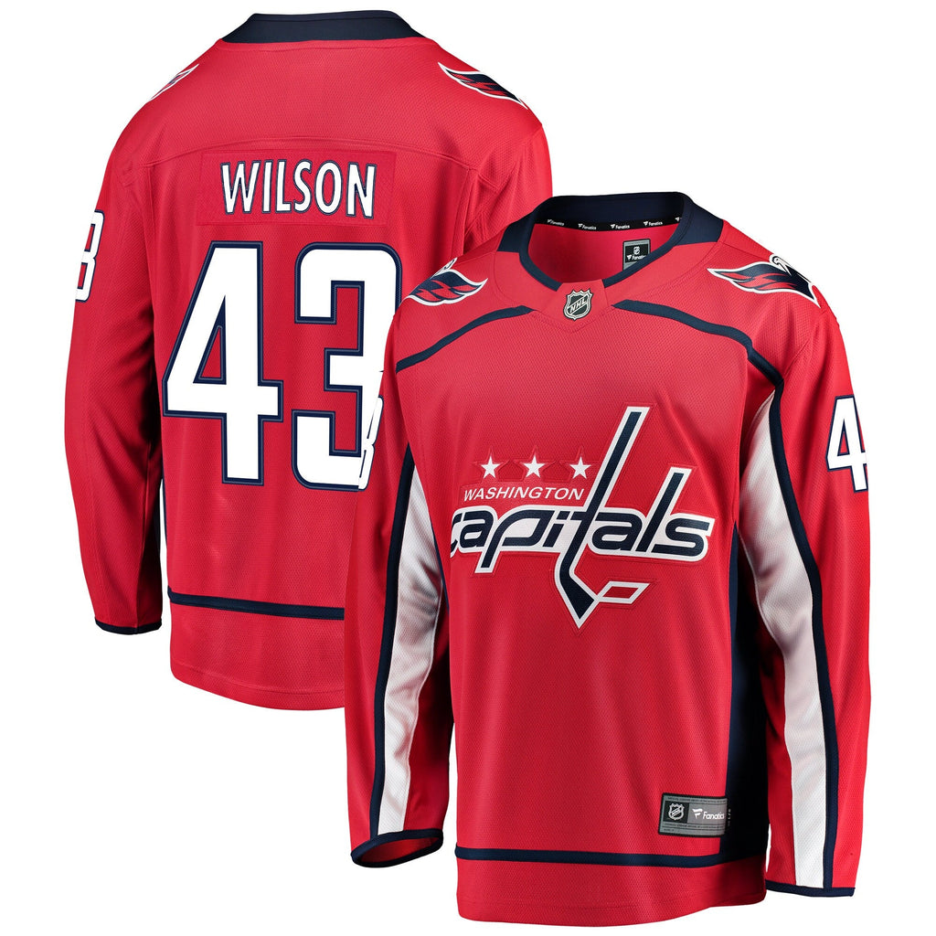 Washington Capitals Tom Wilson Fanatics Red Home Breakaway Player Jersey