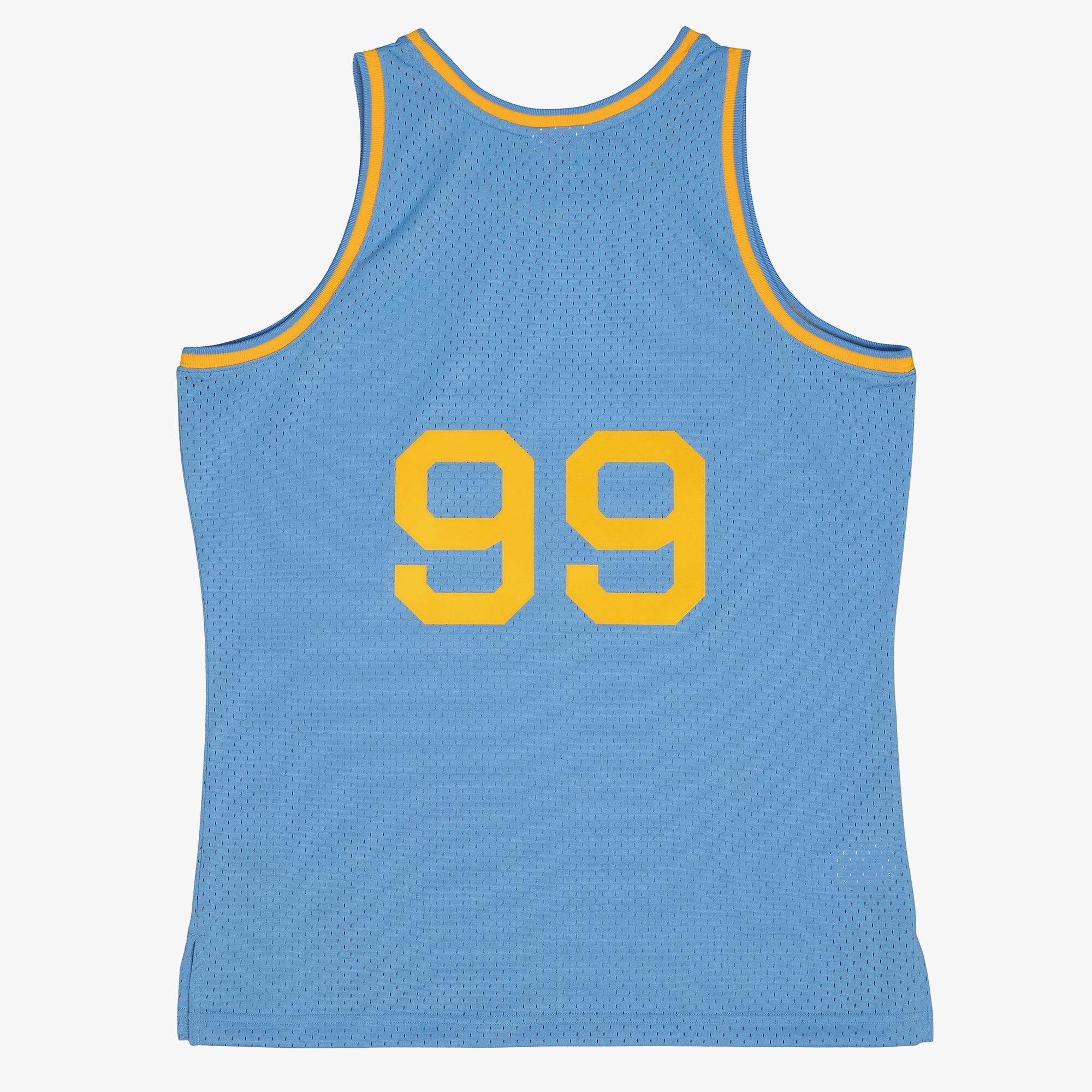 Los Angeles Lakers Mitchell & Ness George Mikan 1948 Dark Authentic Jersey - Columbia Blue