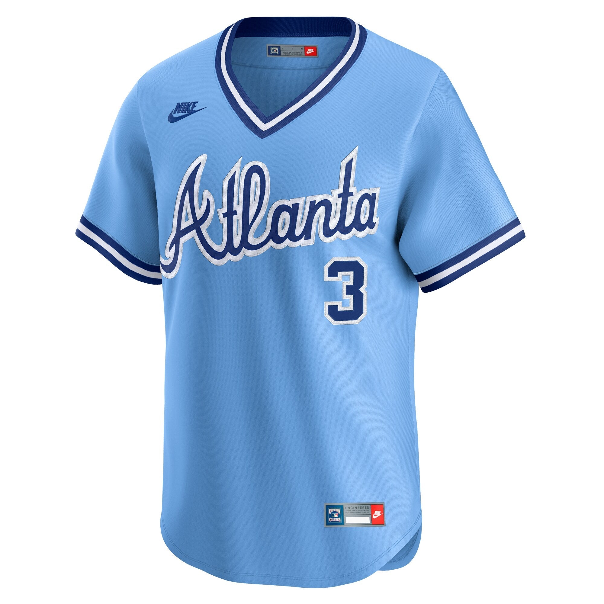 Atlanta Braves Dale Murphy Nike Light Blue Throwback Cooperstown Collection Limited Jersey