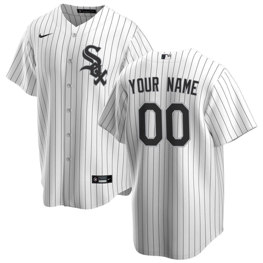 Chicago White Sox Nike White Home Replica Custom Jersey