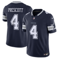 Dallas Cowboys Dak Prescott Nike Navy Team Vapor F.U.S.E. Stitched Limited Jersey