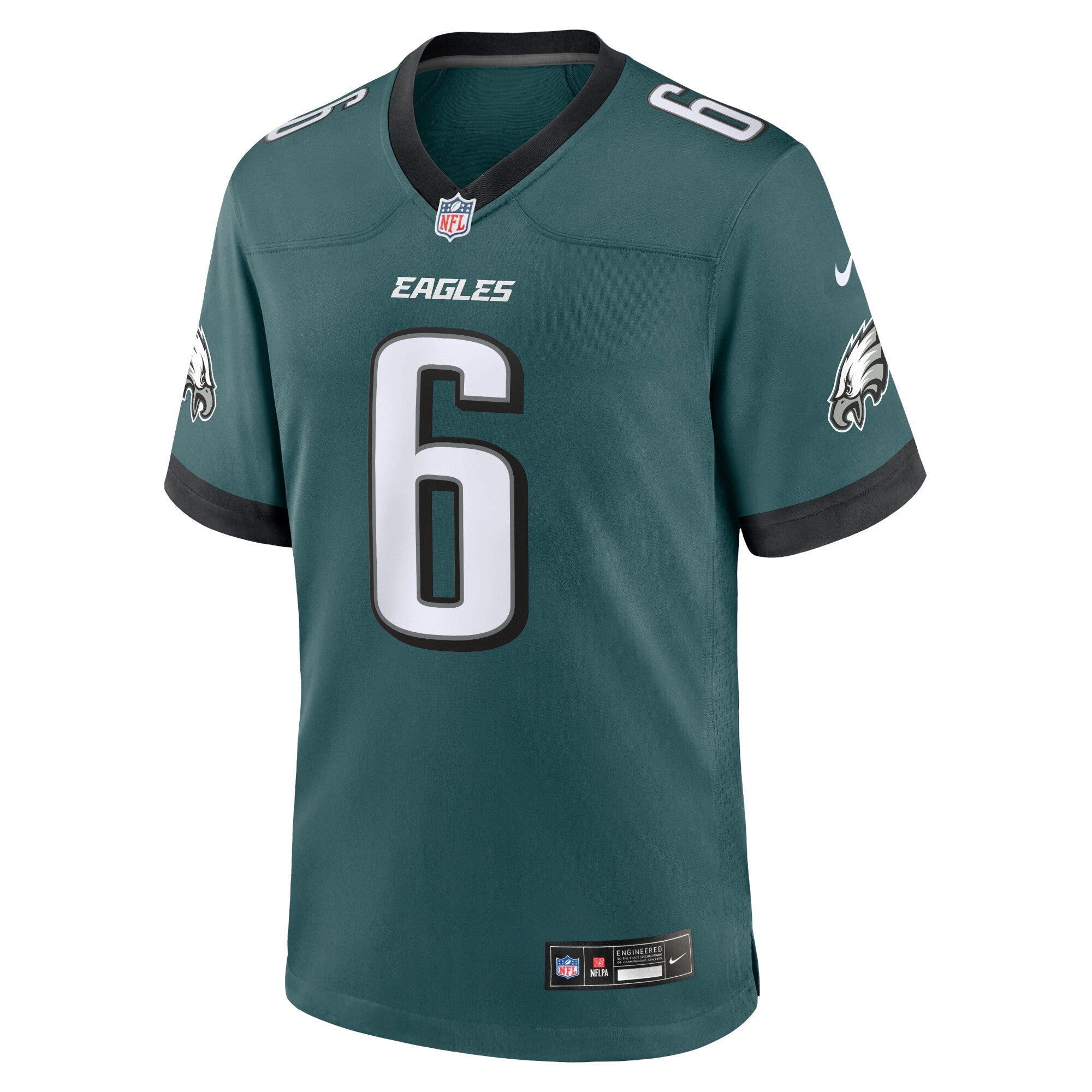 Philadelphia Eagles DeVonta Smith Nike Midnight Green Team Game Jersey