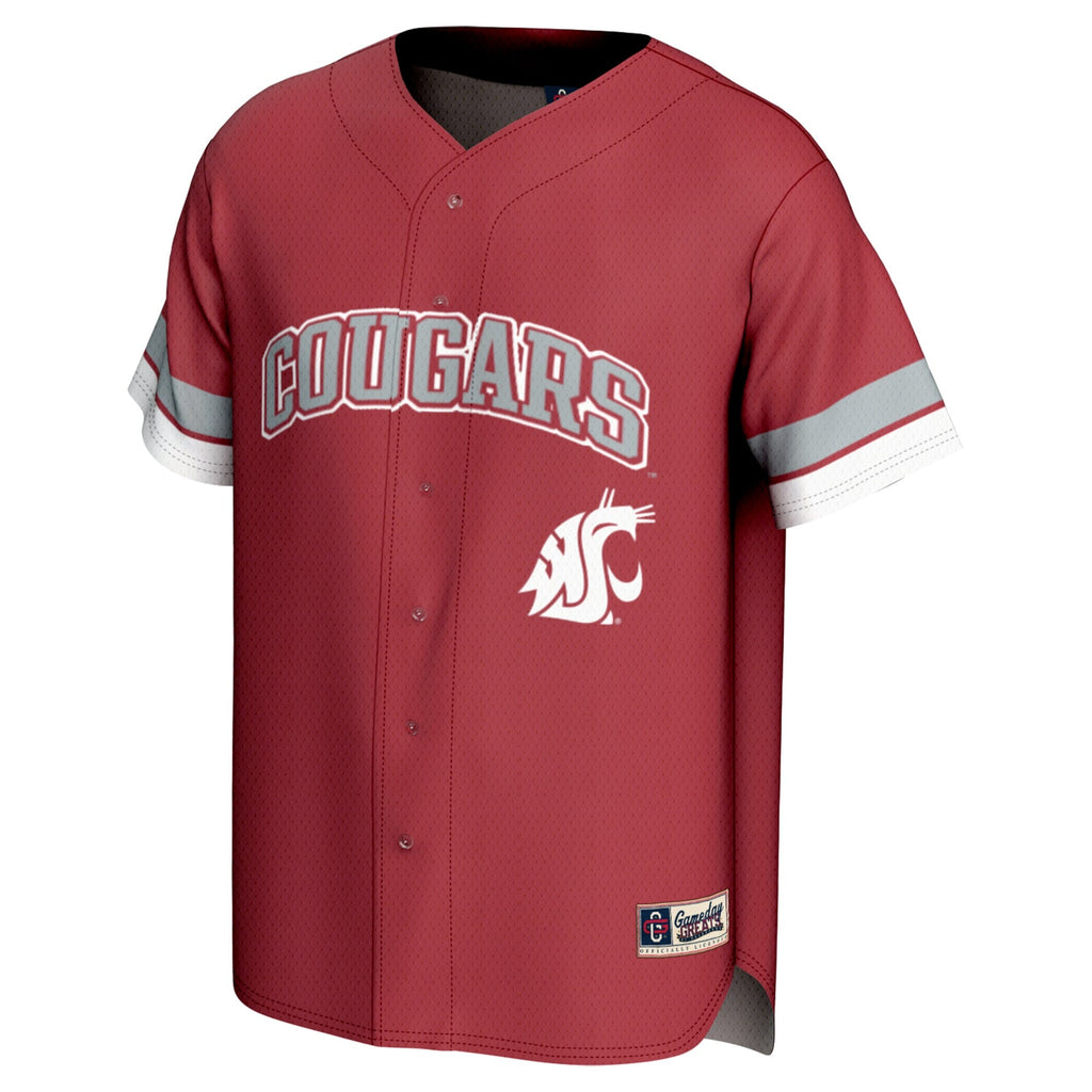 GameDay Greats Crimson Washington State Cougars Spirit Baseball Jersey