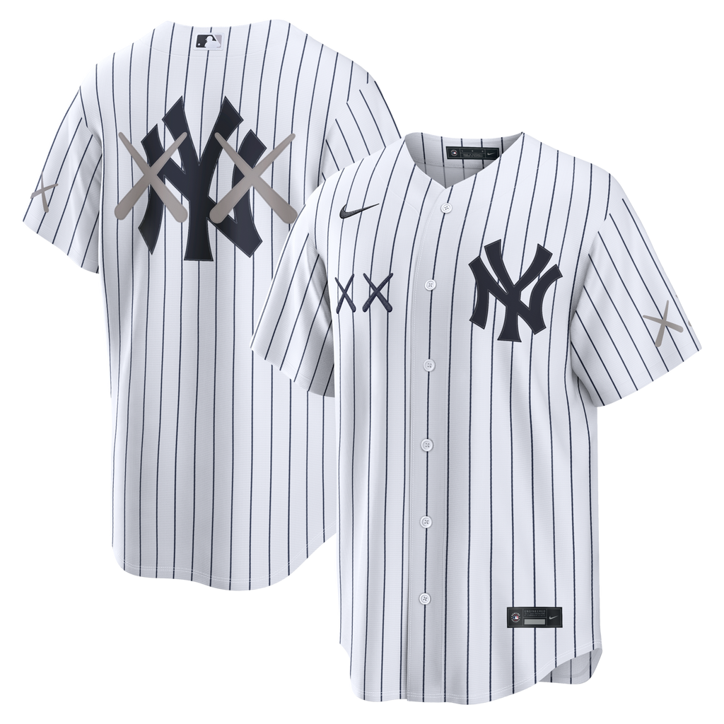 New York Yankees Nike x KAWS White Stadium Jersey