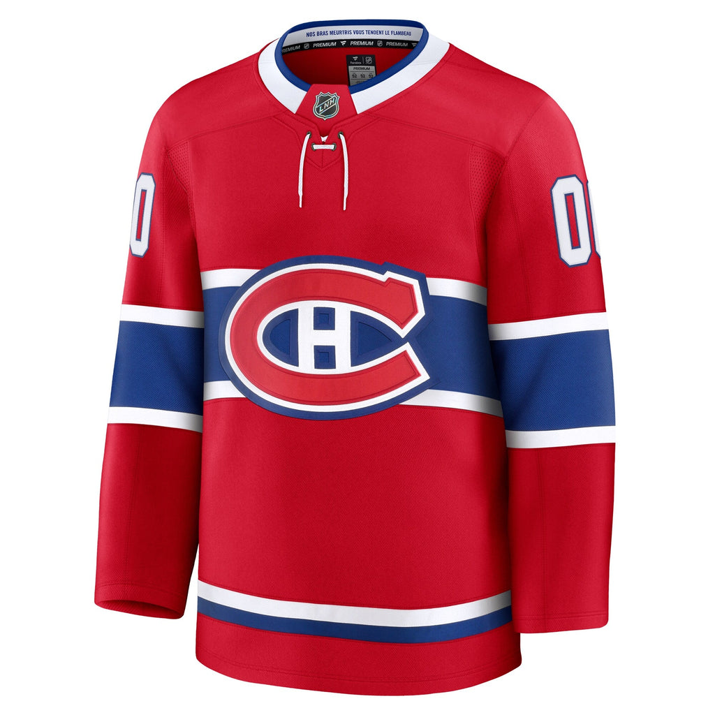 Montreal Canadiens Fanatics Red Home Premium Custom Jersey