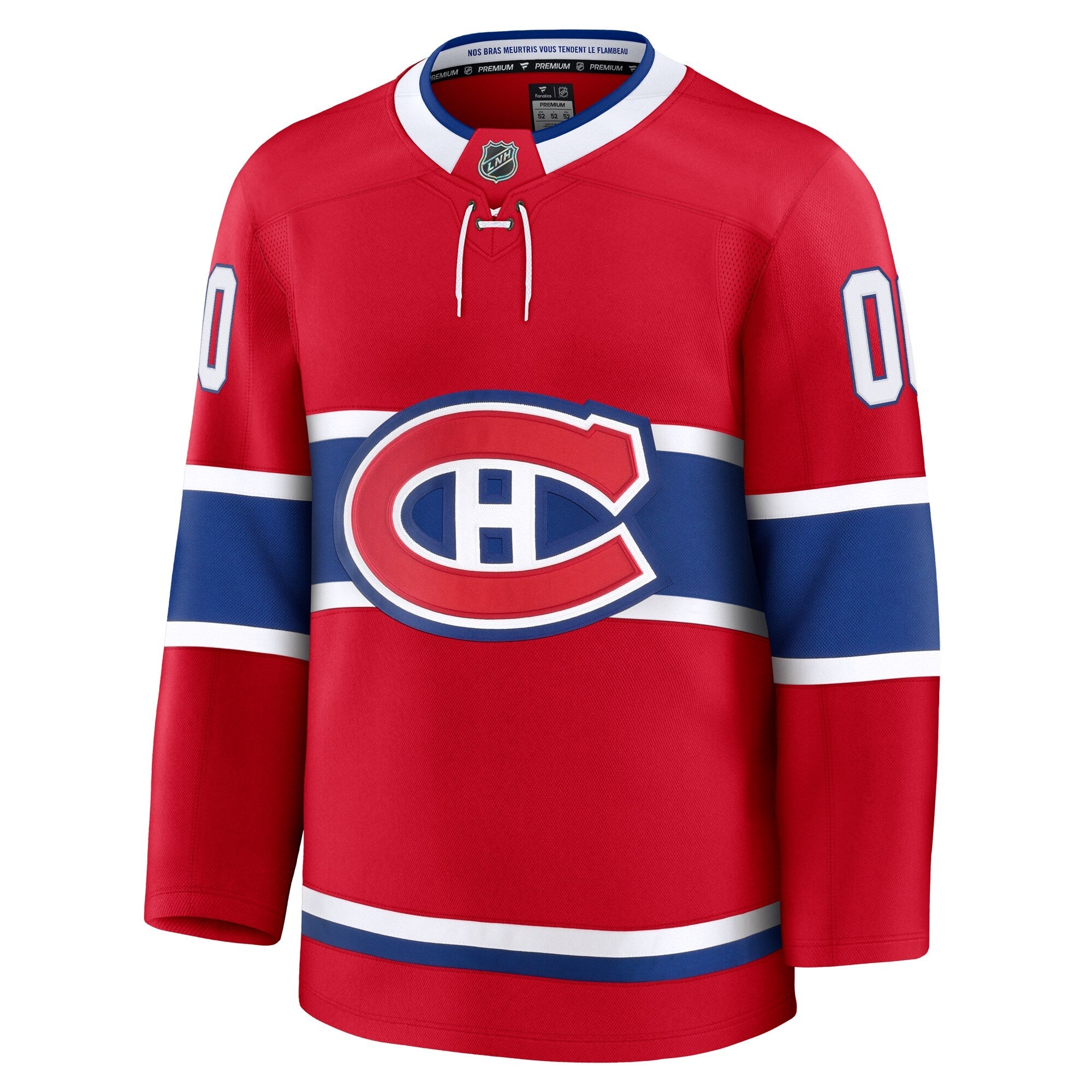Montreal Canadiens Fanatics Red Home Premium Custom Jersey