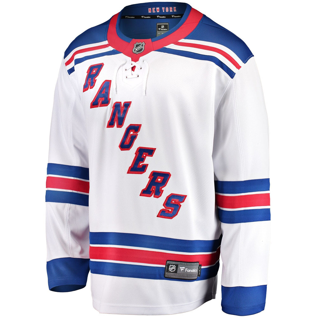 New York Rangers Fanatics White Breakaway Away Jersey