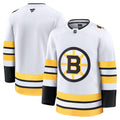 Boston Bruins Fanatics White Away Premium Jersey