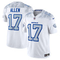 Buffalo Bills Josh Allen Nike White 2025 Rivalries Collection Stitched Limited Jersey