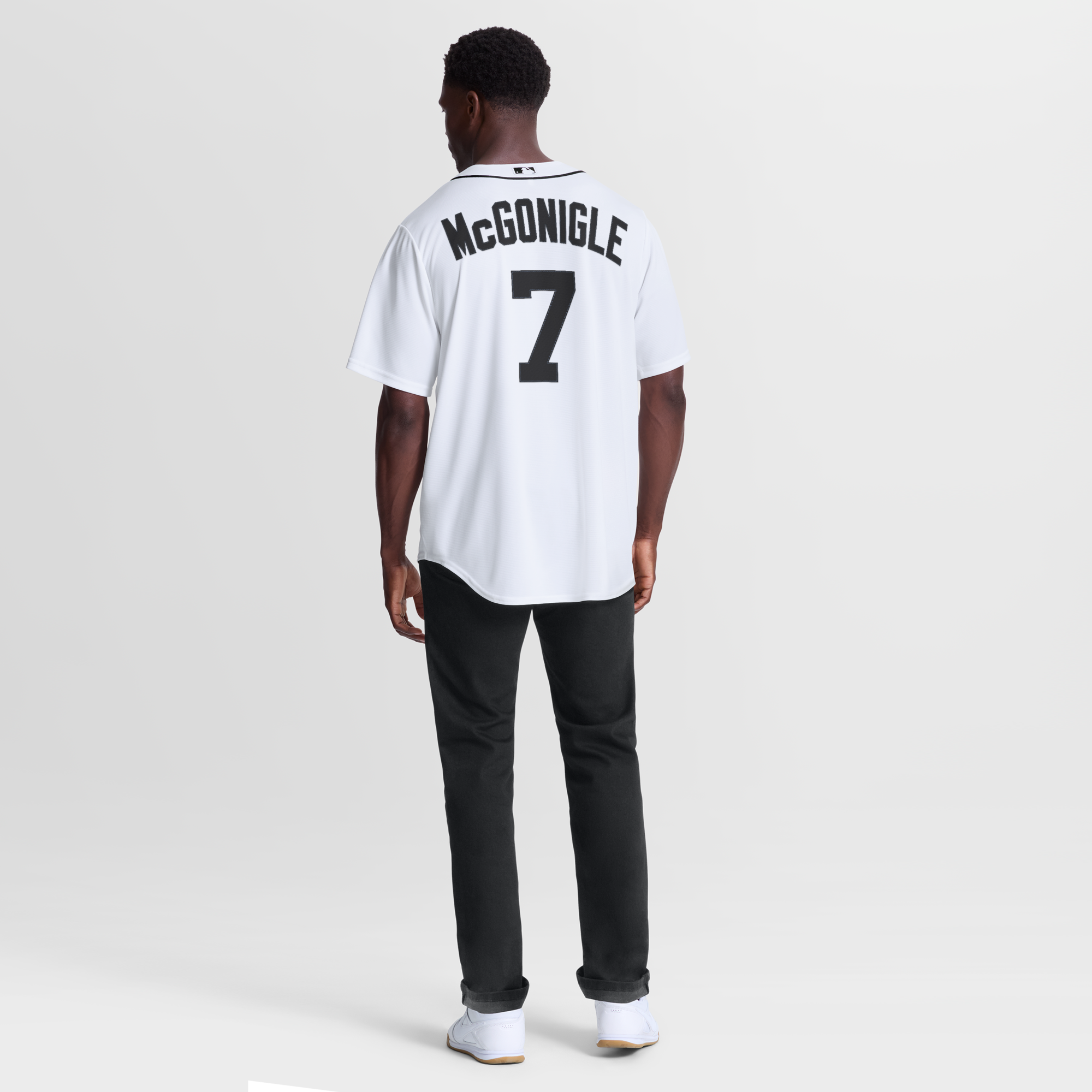 Detroit Tigers Kevin McGonigle Nike White Home Replica Jersey