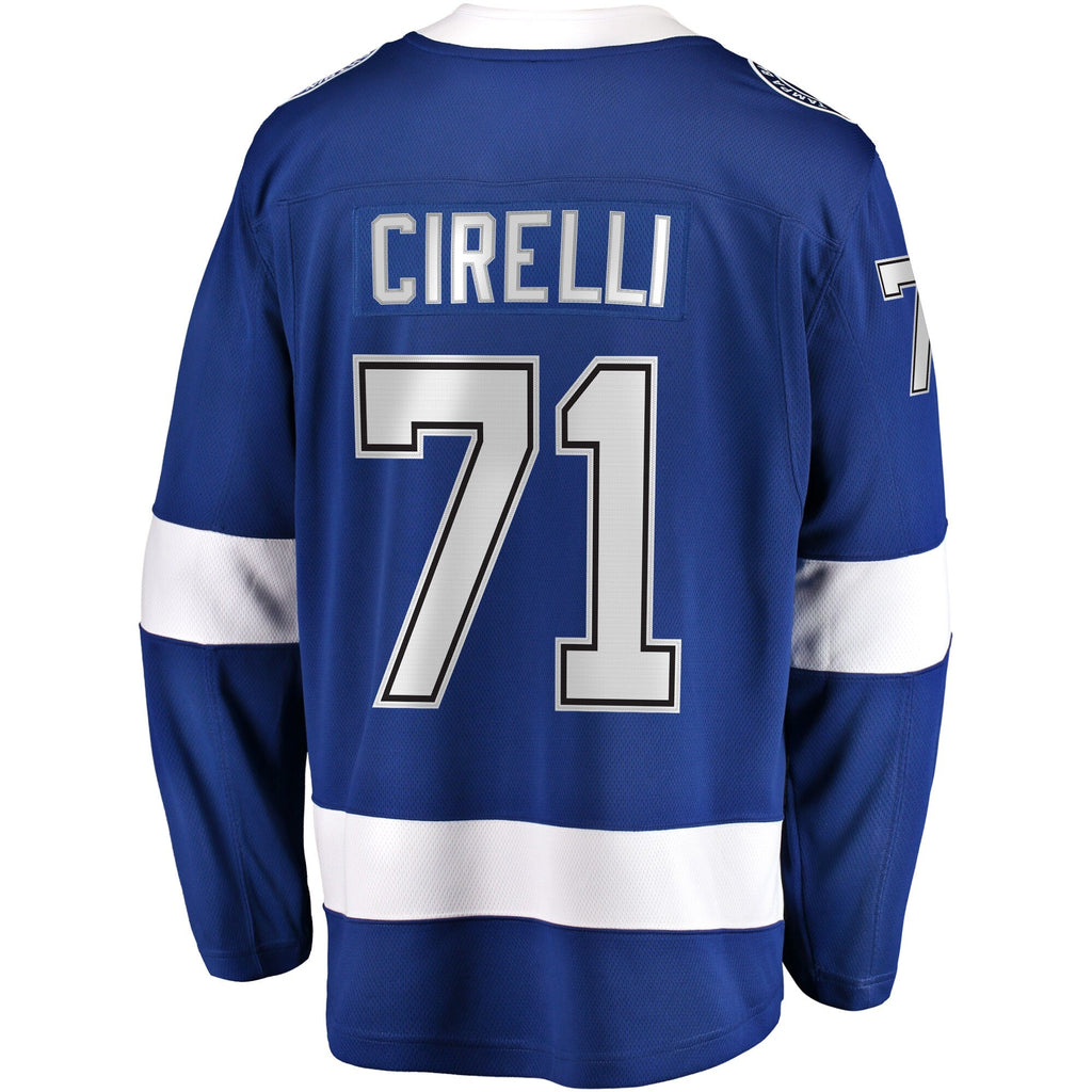 Tampa Bay Lightning Anthony Cirelli Fanatics Blue Home Breakaway Player Jersey