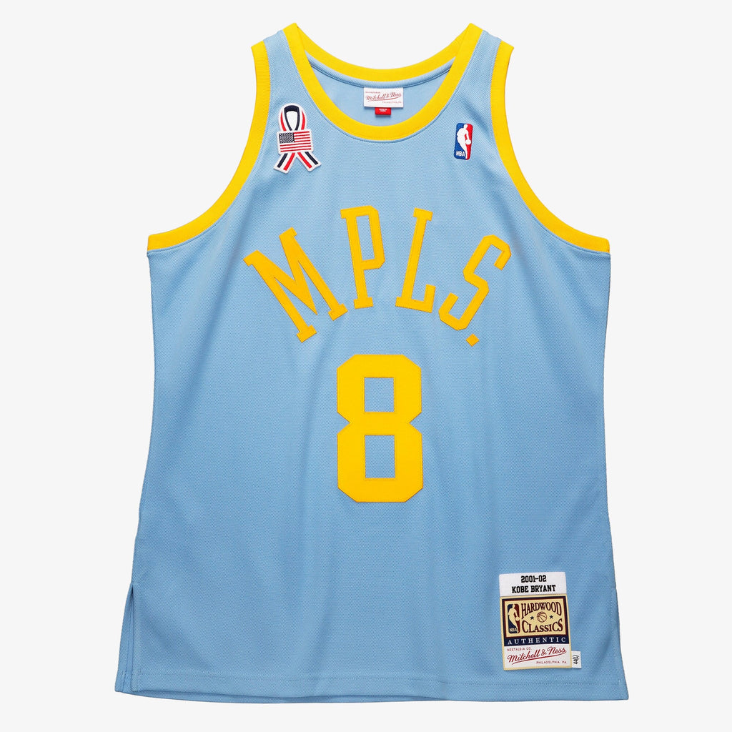 Mitchell & Ness Kobe Bryant Powder Blue Los Angeles Lakers 2001/02 Hardwood Classics Authentic Player Jersey