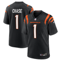 Cincinnati Bengals Ja'Marr Chase Nike Black Game Jersey