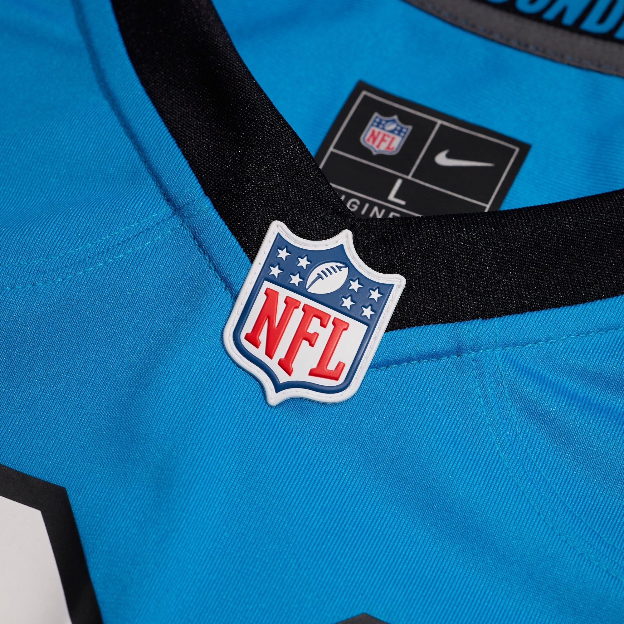 Carolina Panthers Nike Blue Alternate Custom Game Jersey