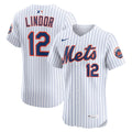 New York Mets Francisco Lindor Nike White Home Elite Player Jersey