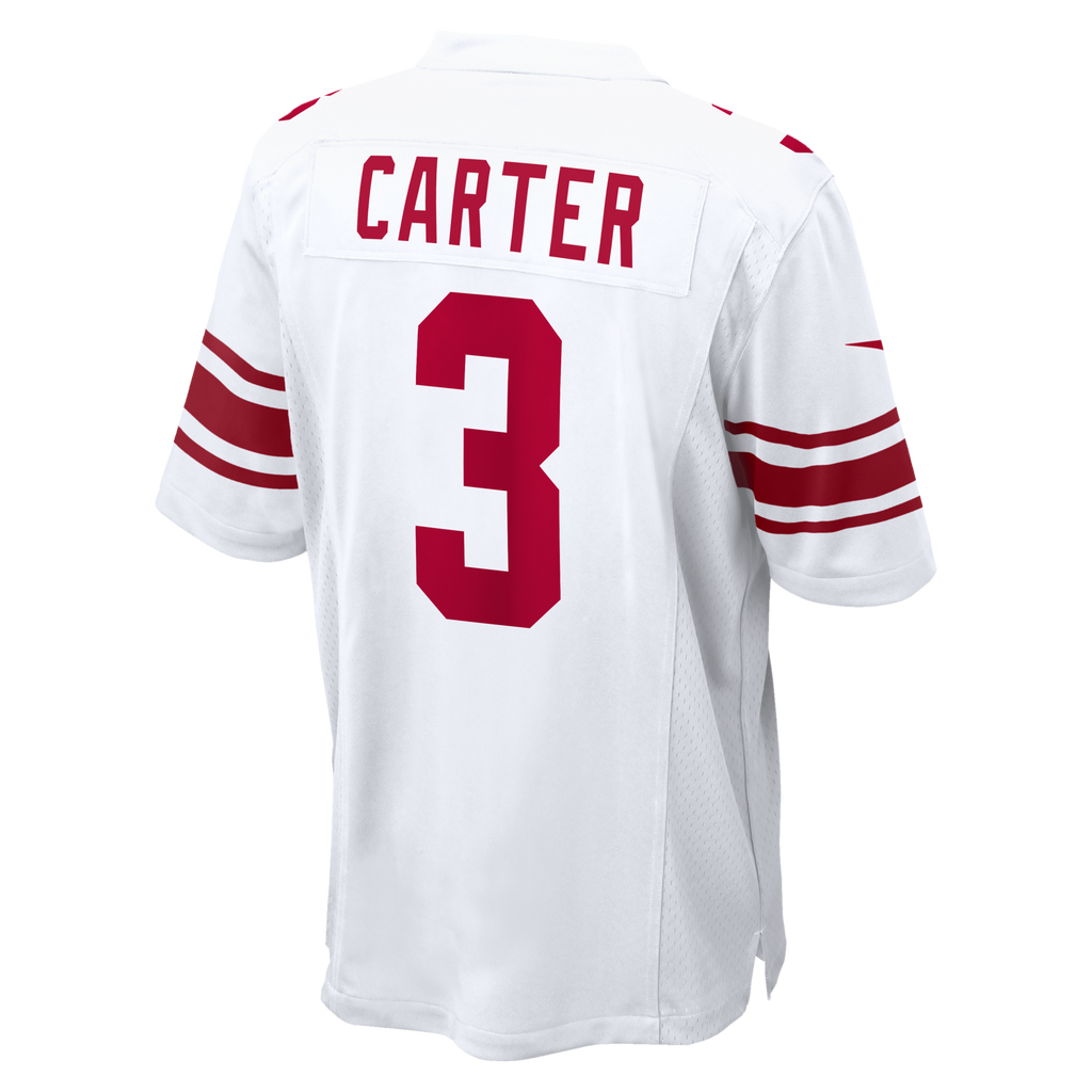 New York Giants Abdul Carter Nike White Game Jersey