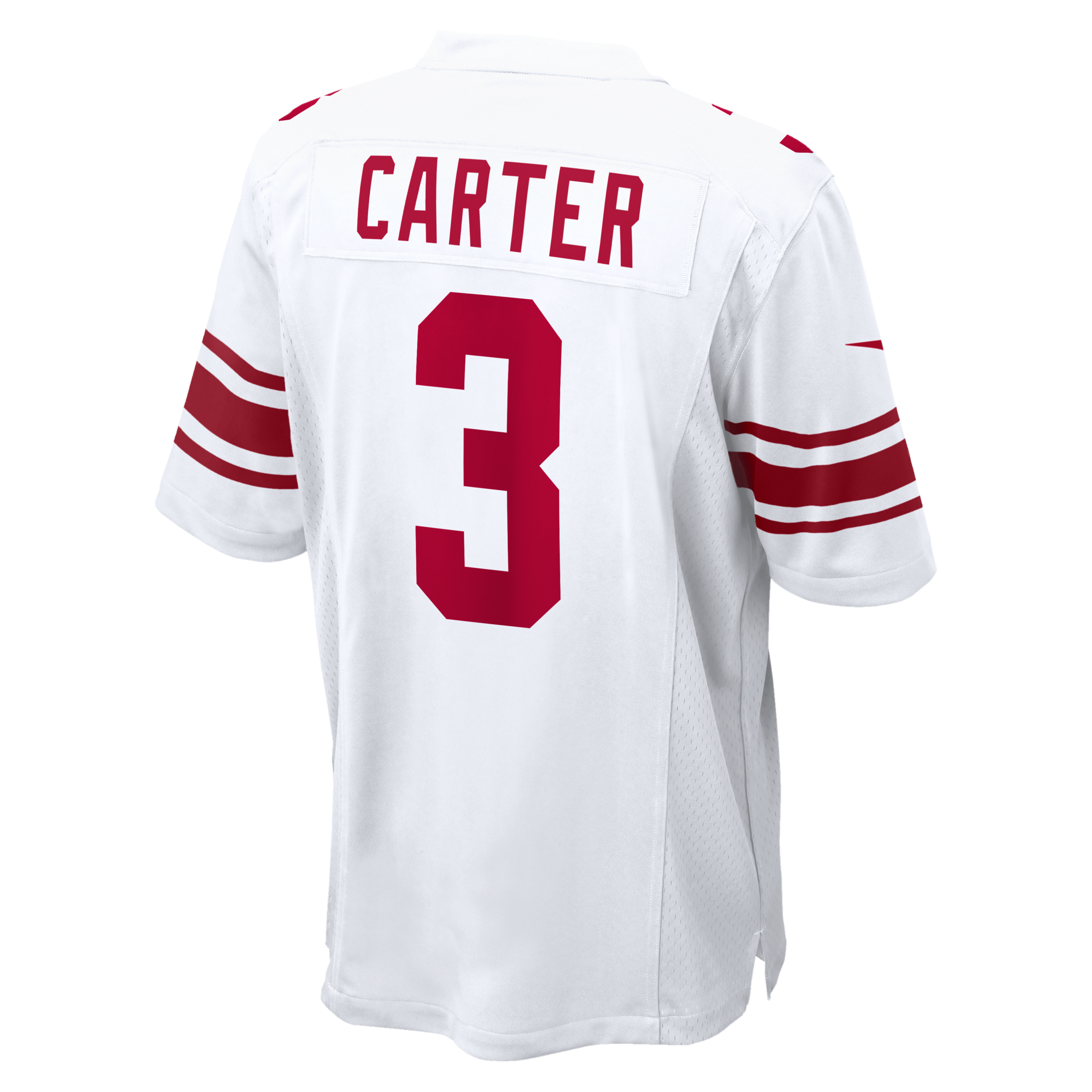 New York Giants Abdul Carter Nike White Game Jersey