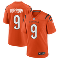 Cincinnati Bengals Joe Burrow Nike Orange Alternate Game Jersey