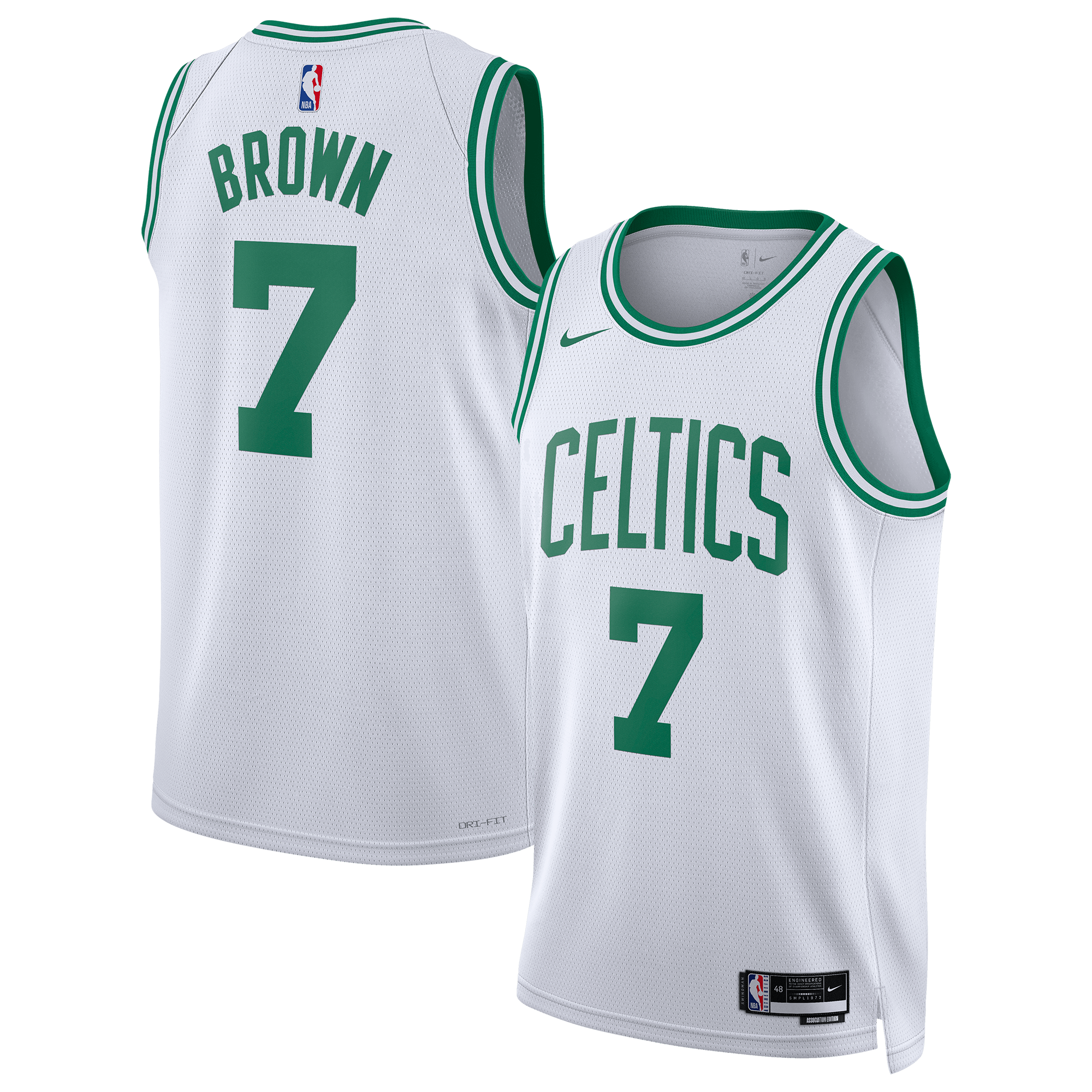 Boston Celtics Nike Association Edition Swingman Jersey - Jaylen Brown
