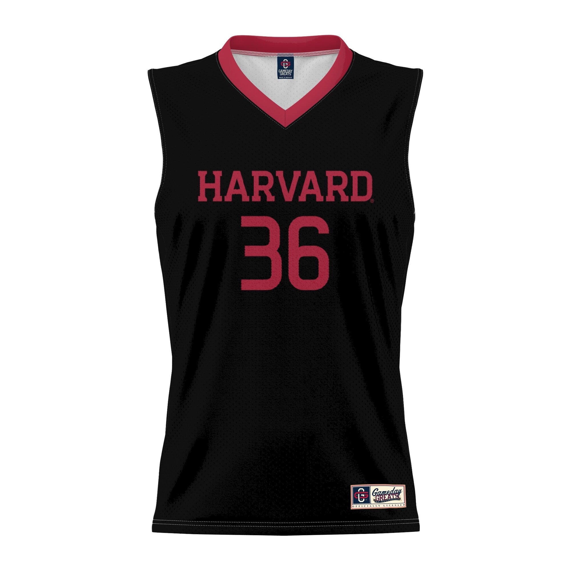 GameDay Greats #36 Black Harvard Crimson Lightweight Basketball Jersey