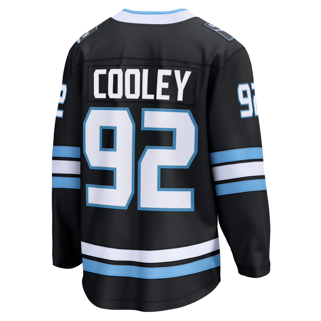 Utah Mammoth Logan Cooley Fanatics Black Home Breakaway Jersey