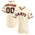 San Francisco Giants Nike Cream Home Authentic Custom Jersey