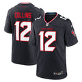 Houston Texans Nico Collins Nike Navy Game Jersey
