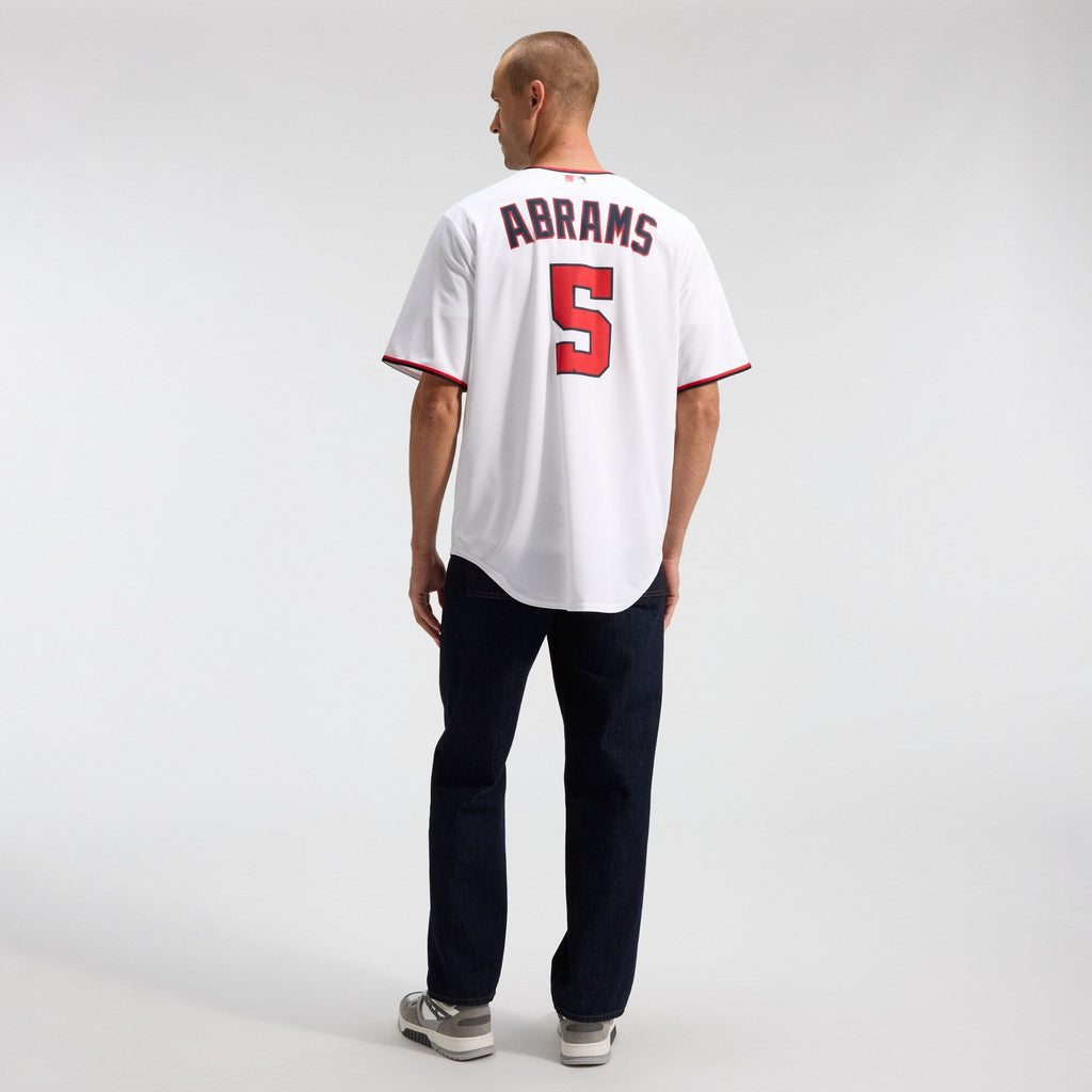 Washington Nationals CJ Abrams Nike White Home Replica Jersey