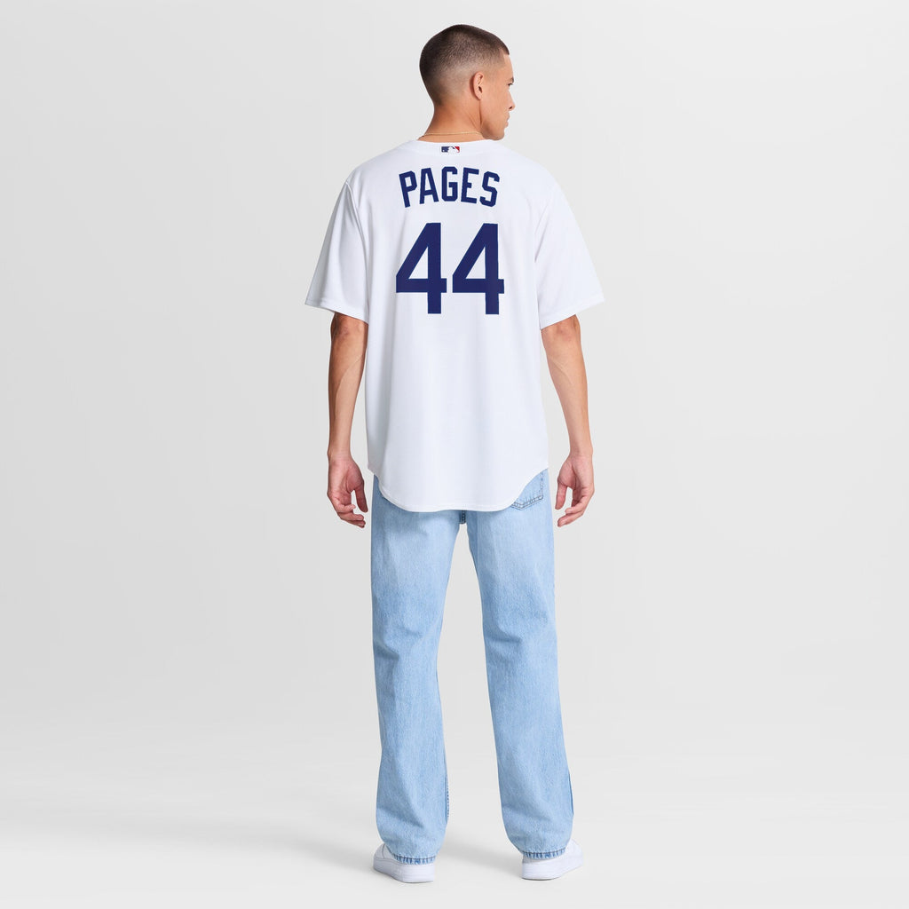 Los Angeles Dodgers Andy Pages Nike White Home Replica Jersey