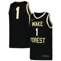 Nike Black Wake Forest Demon Deacons Replica Basketball Jersey