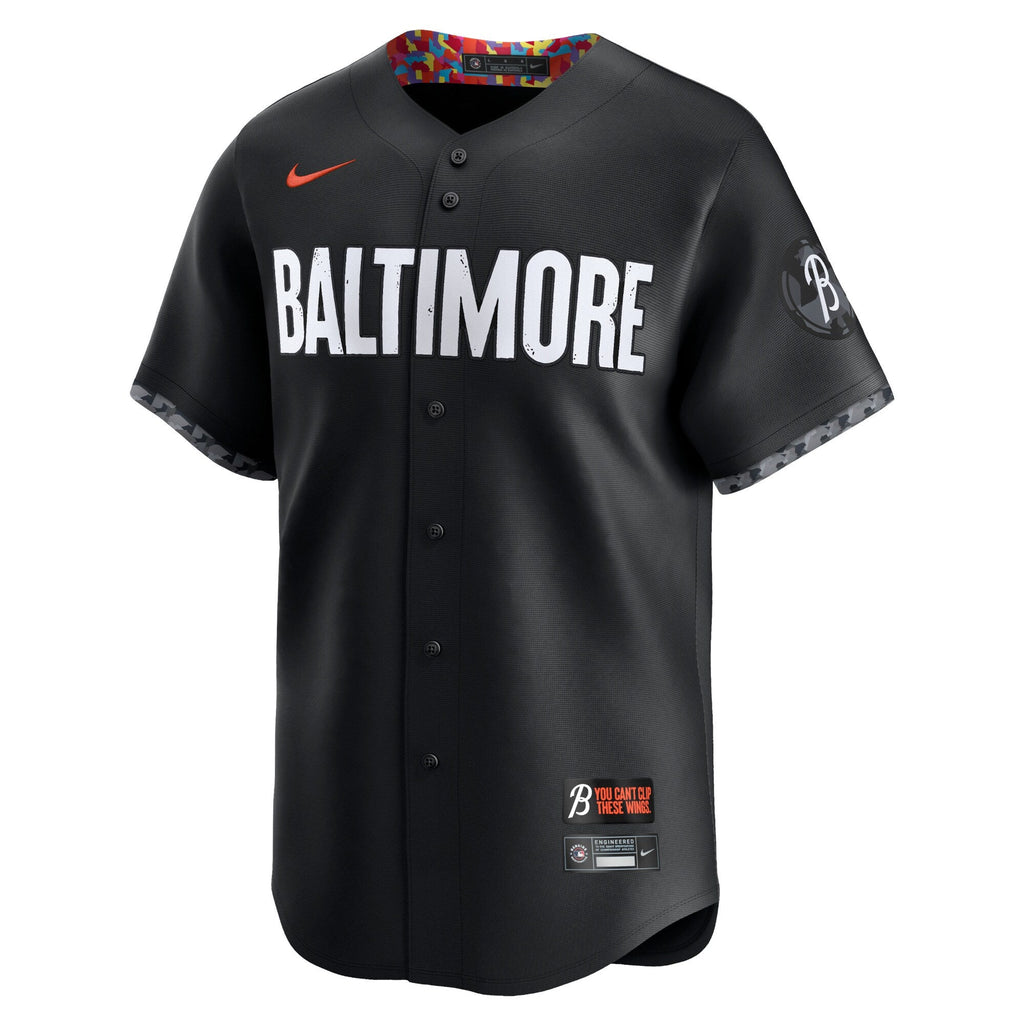 Baltimore Orioles Adley Rutschman Nike Black City Connect Limited Player Jersey