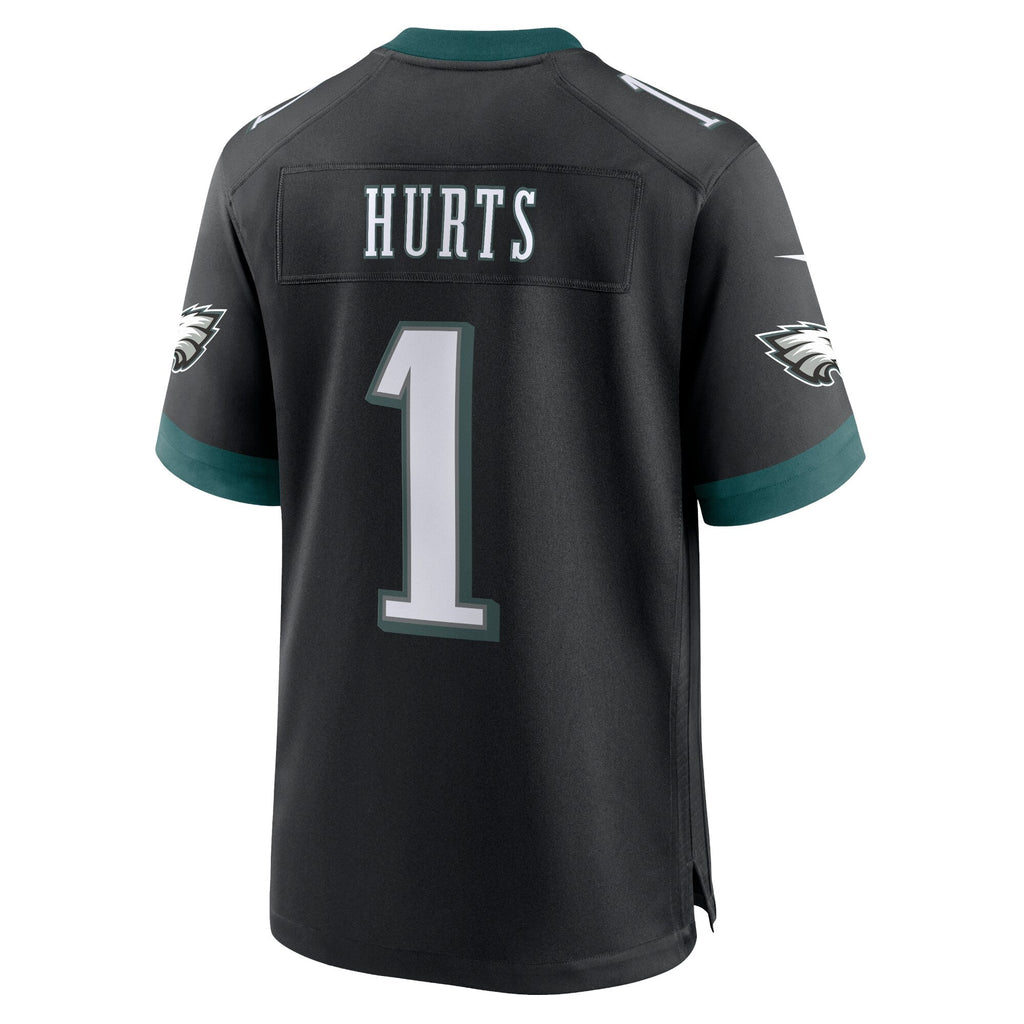 Philadelphia Eagles Jalen Hurts Nike Black Alternate Game Jersey