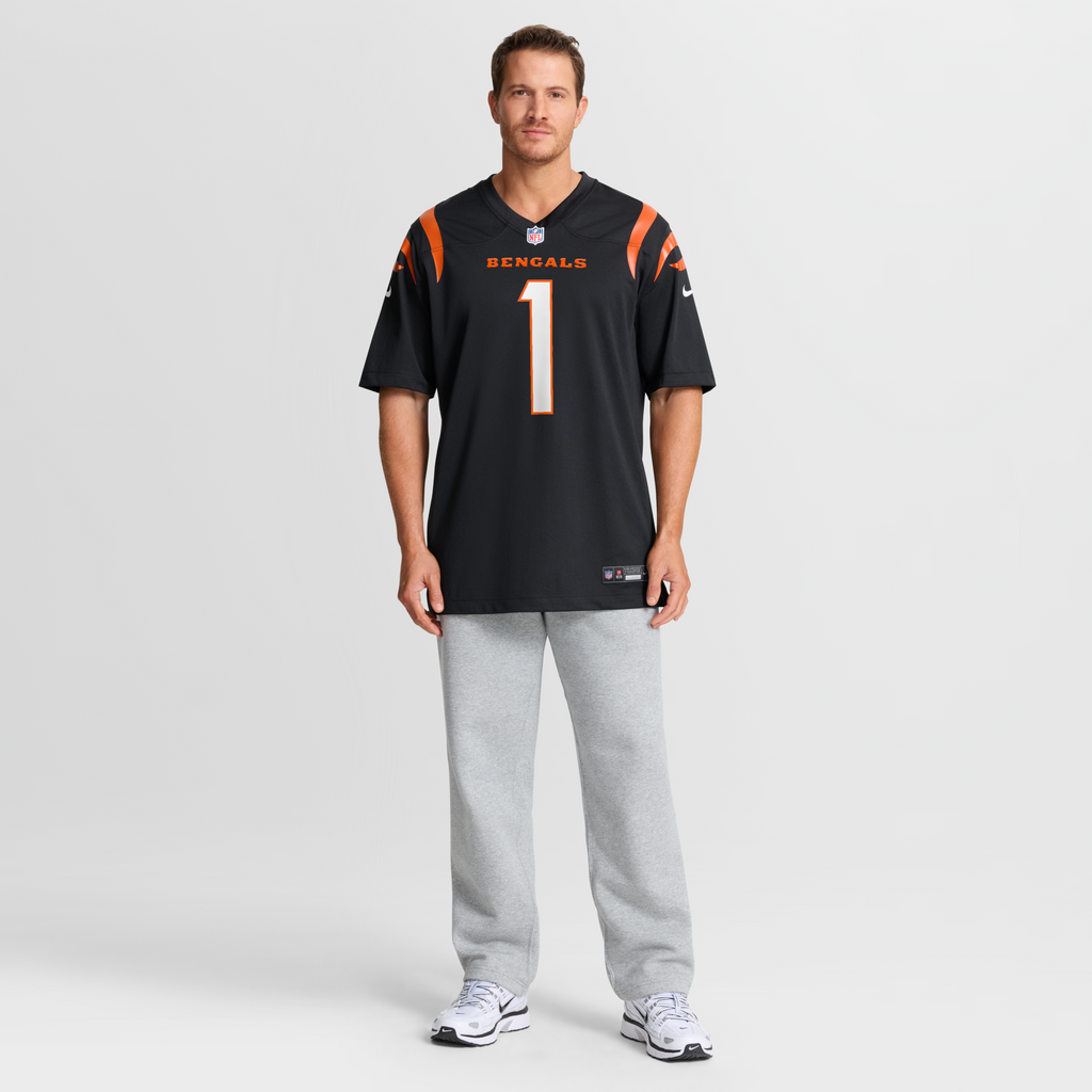 Cincinnati Bengals Ja'Marr Chase Nike Black Game Jersey