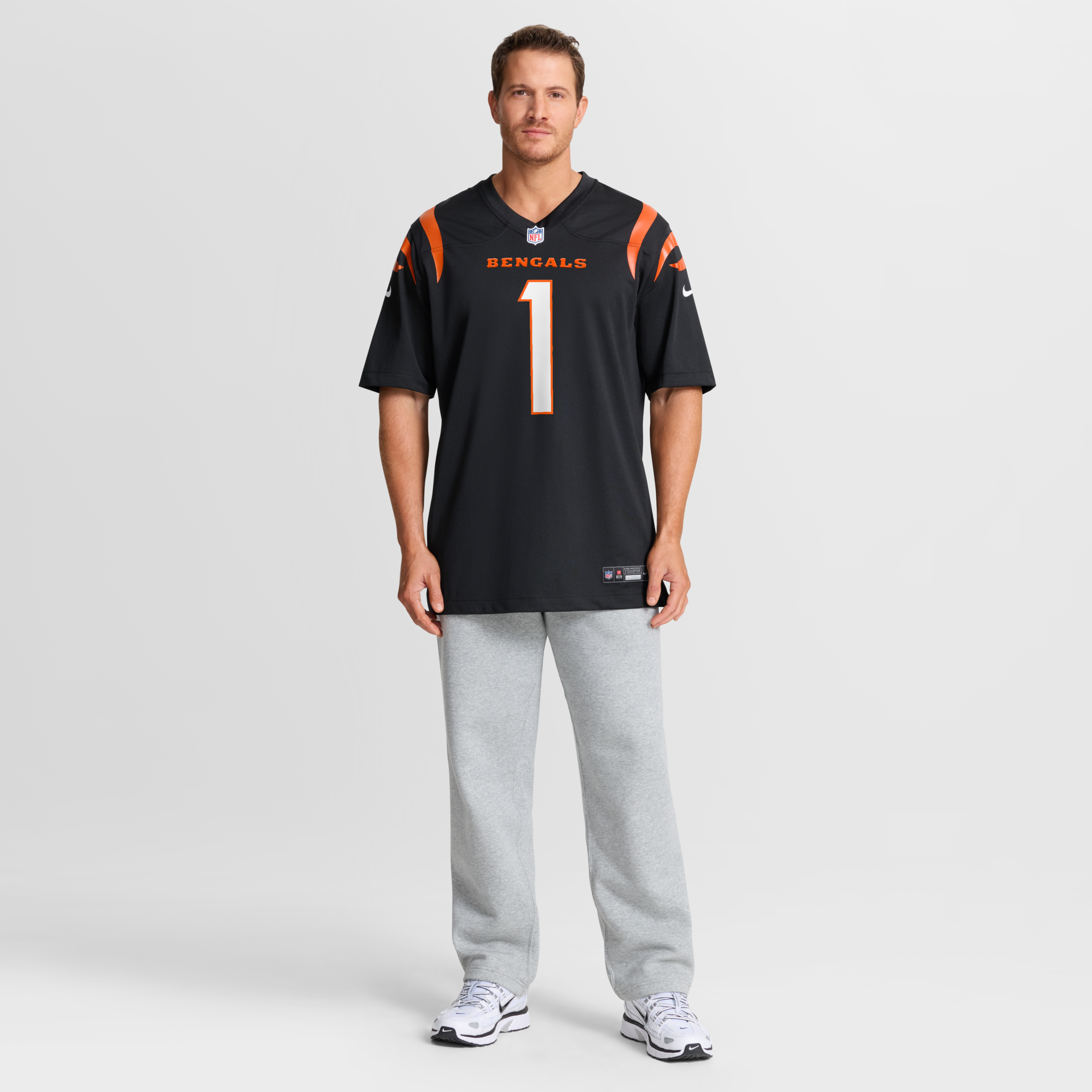 Cincinnati Bengals Ja'Marr Chase Nike Black Game Jersey