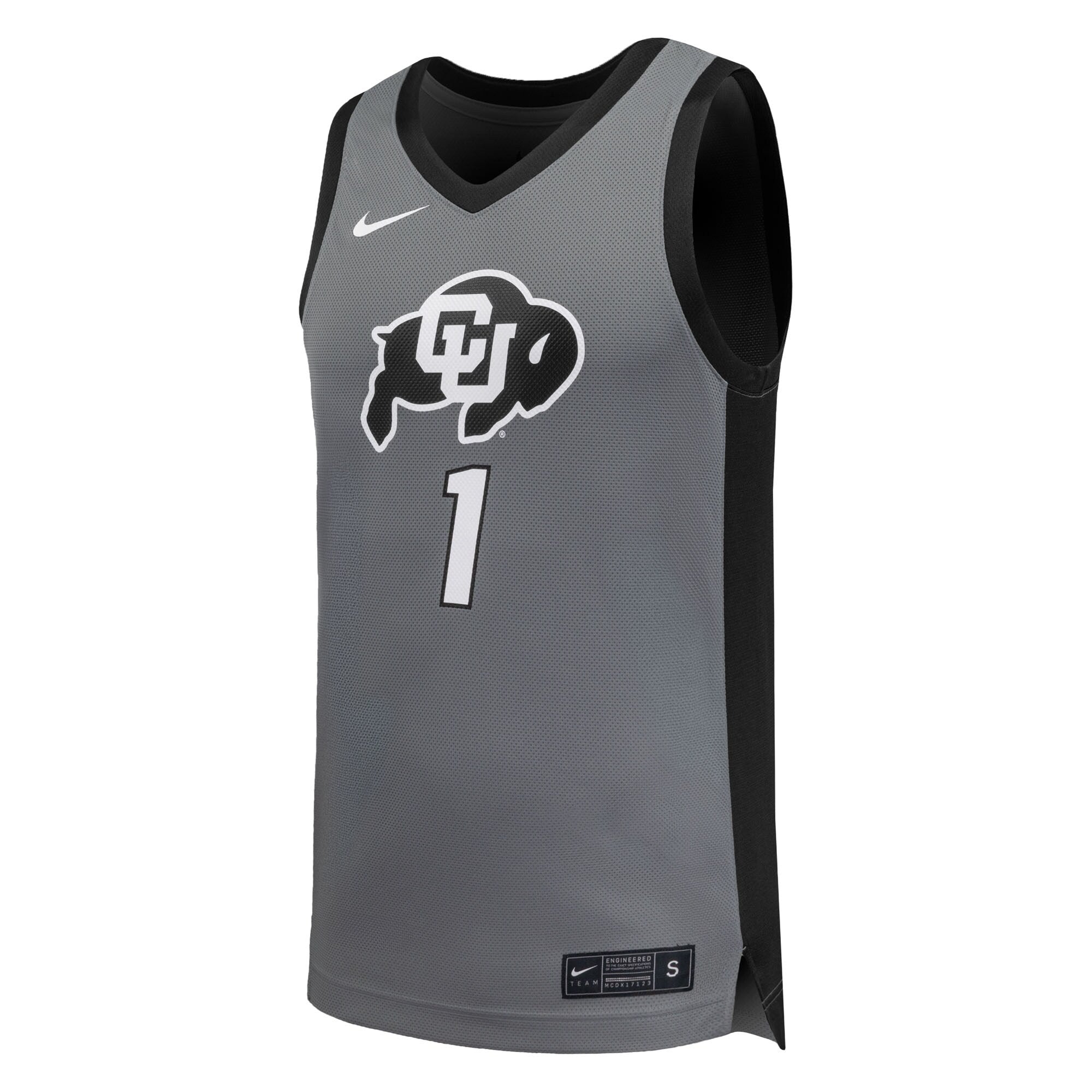 Nike #1 Gray Colorado Buffaloes Replica Basketball Jersey