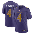 Baltimore Ravens Zay Flowers Nike Purple Alternate Game Jersey