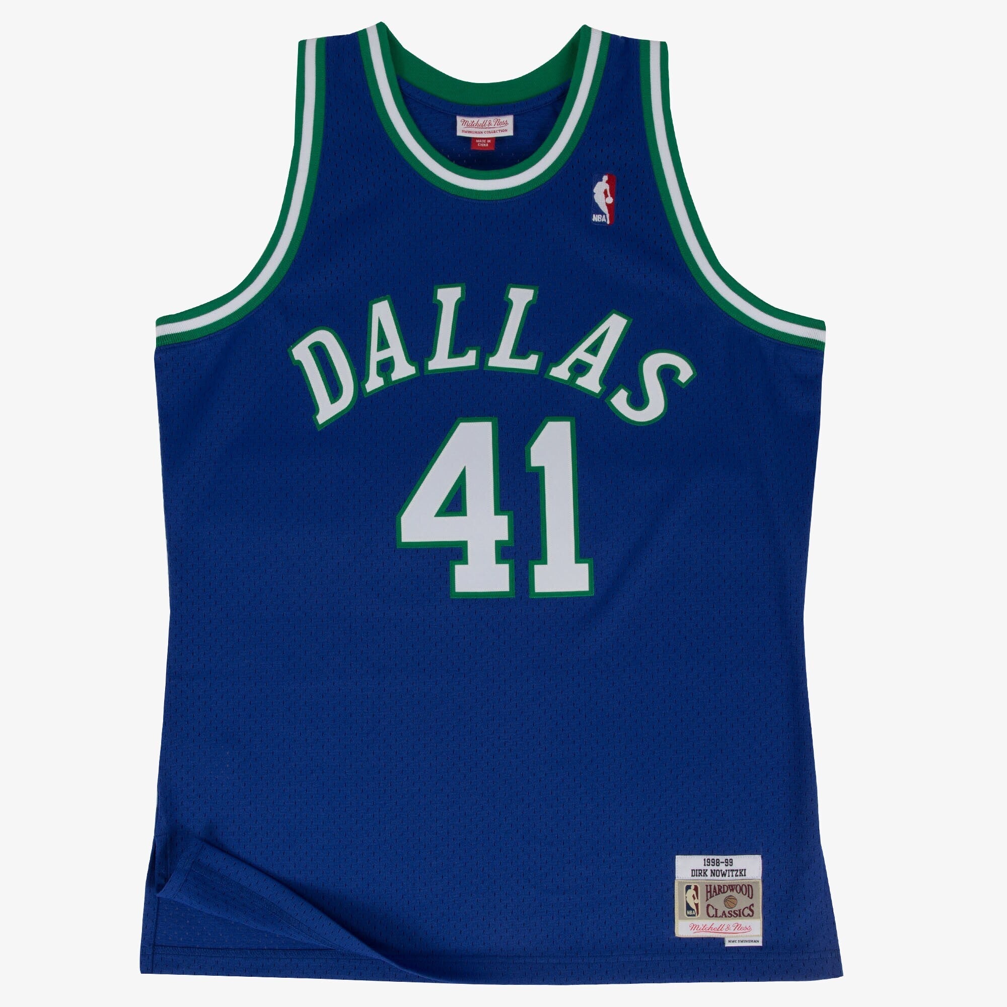 Dallas Mavericks Mitchell & Ness Swingman Jersey Road Dirk Nowitzki 1998-99