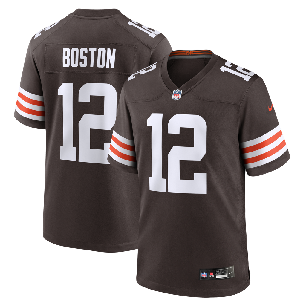 Cleveland Browns Denzel Boston Nike Brown Game Jersey
