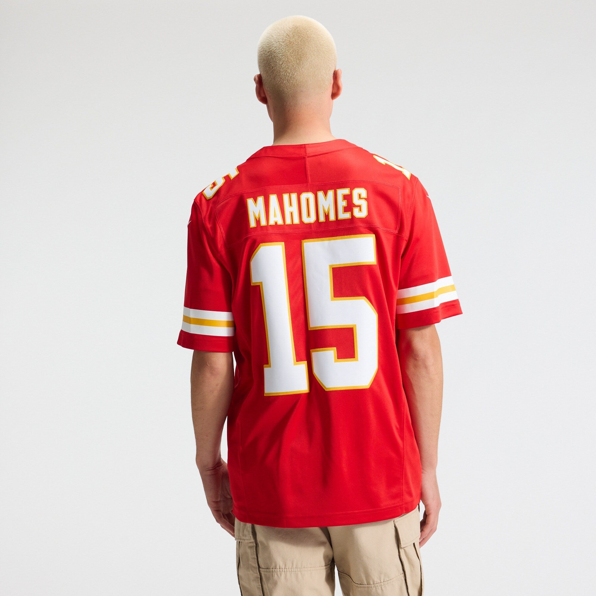 Kansas City Chiefs Patrick Mahomes Nike Red Team Vapor F.U.S.E. Stitched Limited Jersey