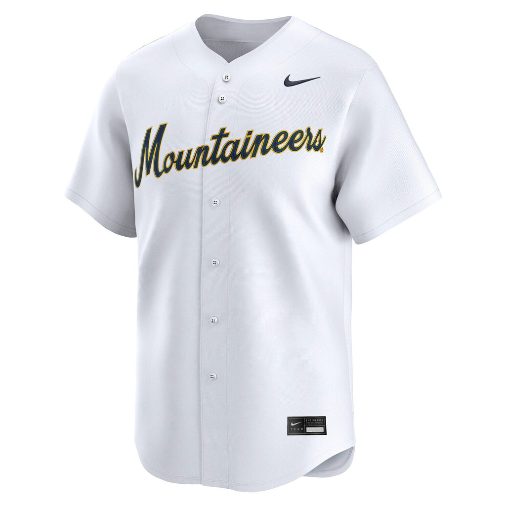 Nike White West Virginia Mountaineers Baseball Limited Jersey