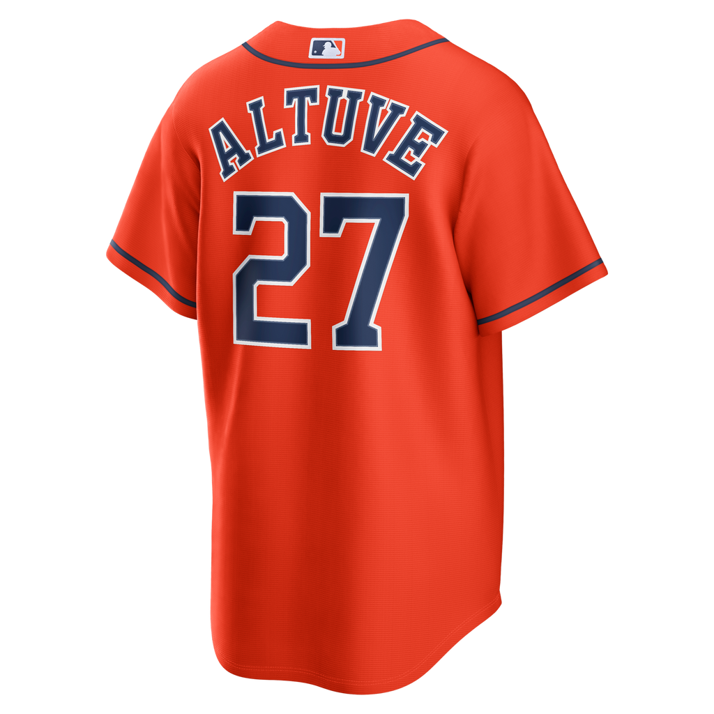 Houston Astros Jose Altuve Nike Orange Alternate Replica Jersey