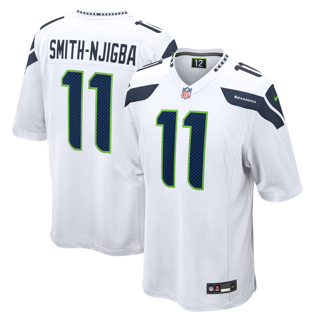 Seattle Seahawks Jaxon Smith-Njigba Nike White Game Jersey