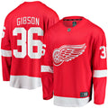 Detroit Red Wings John Gibson Fanatics Red Home Breakaway Jersey