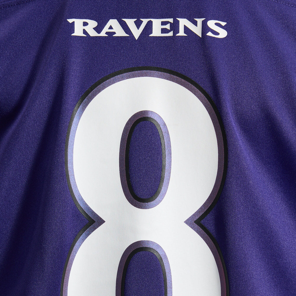 Baltimore Ravens Lamar Jackson Nike Purple Team Game Jersey