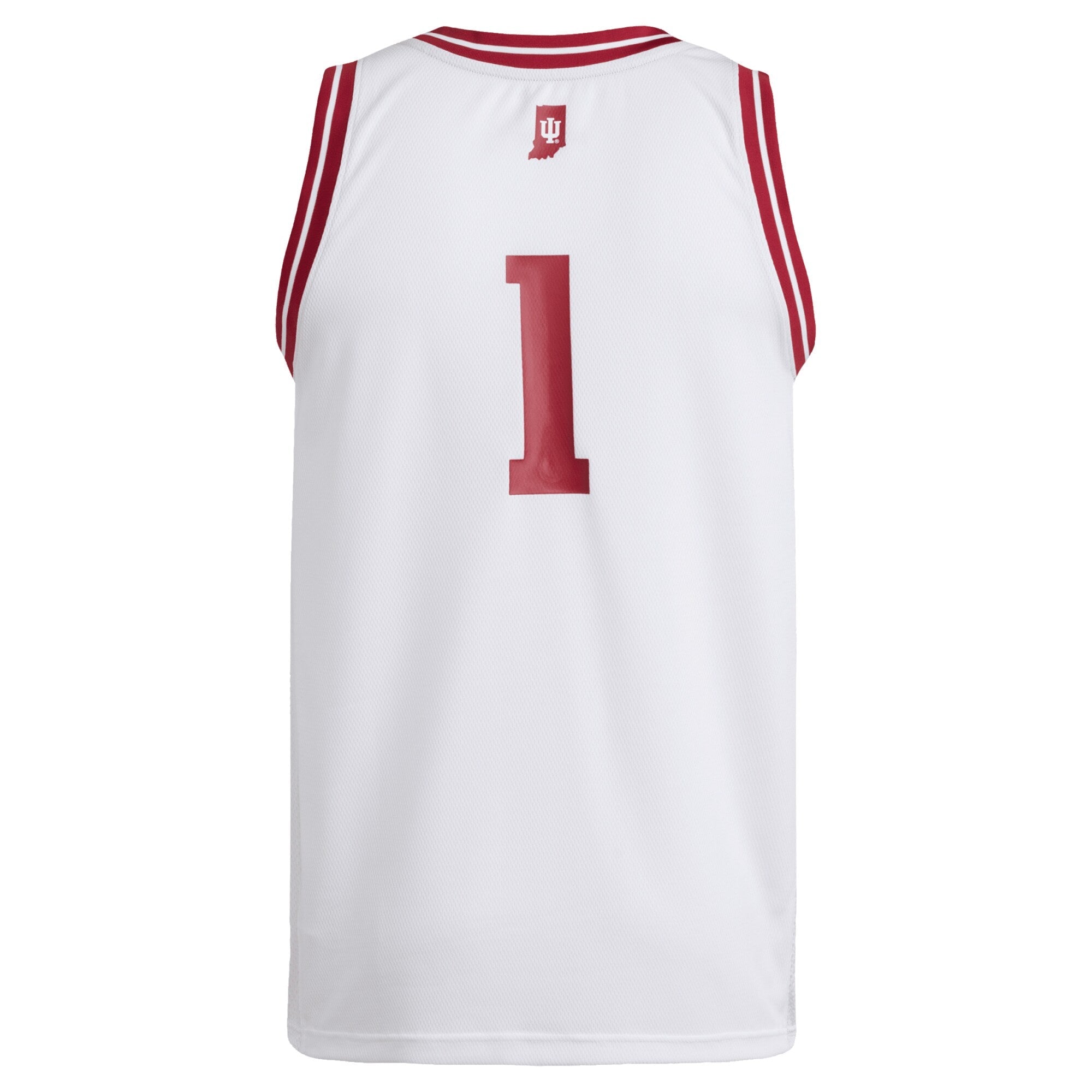 adidas #1 White Indiana Hoosiers Replica Swingman Jersey