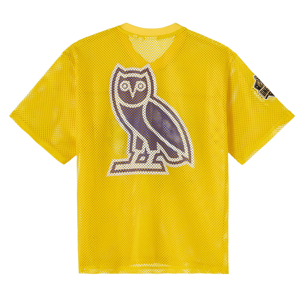 Los Angeles Lakers X OVO Mesh Football Jersey -