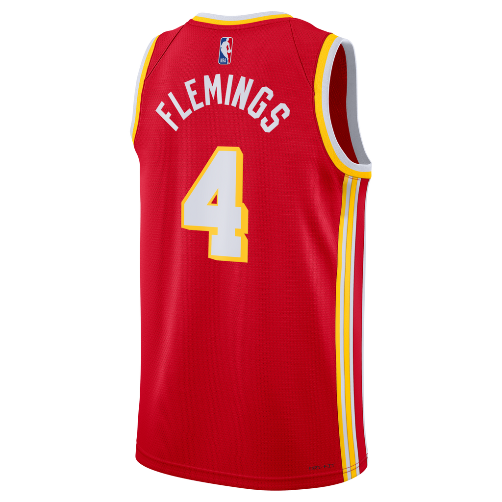 Atlanta Hawks Nike Icon Swingman Jersey - Red - Kingston Flemings