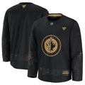 Winnipeg Jets Fanatics Black 2024 Military Appreciation Practice Jersey