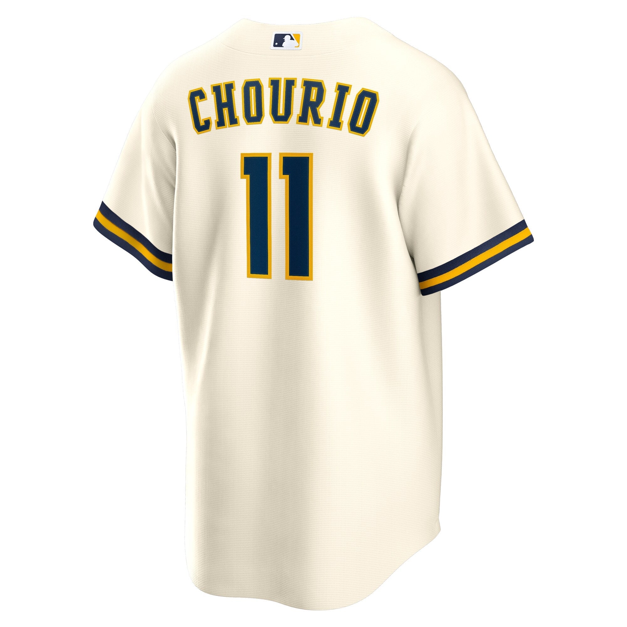 Milwaukee Brewers Jackson Chourio Nike Cream Home Replica Jersey